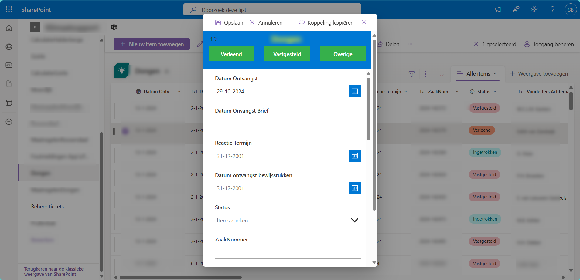 Subsidieaanvragen automatiseren met SharePoint & Power Automate